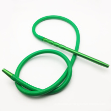 Mangueira de narguilé Shisha de Silicone verde 2m com bucal de metal (ES-HH-016-2)